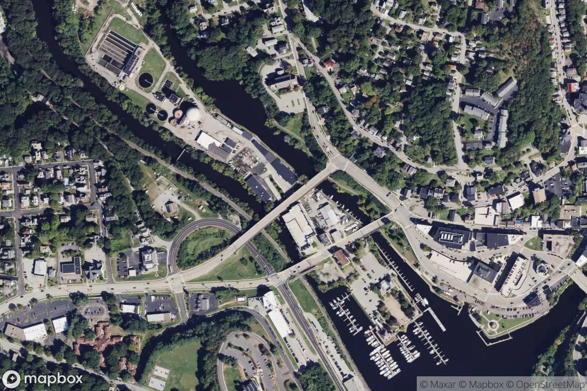 Satellite view of Thayer's Marine