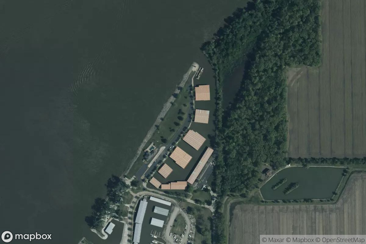 Satellite view of The Duck Club Marina and Yacht Club (Private) condominium Asc