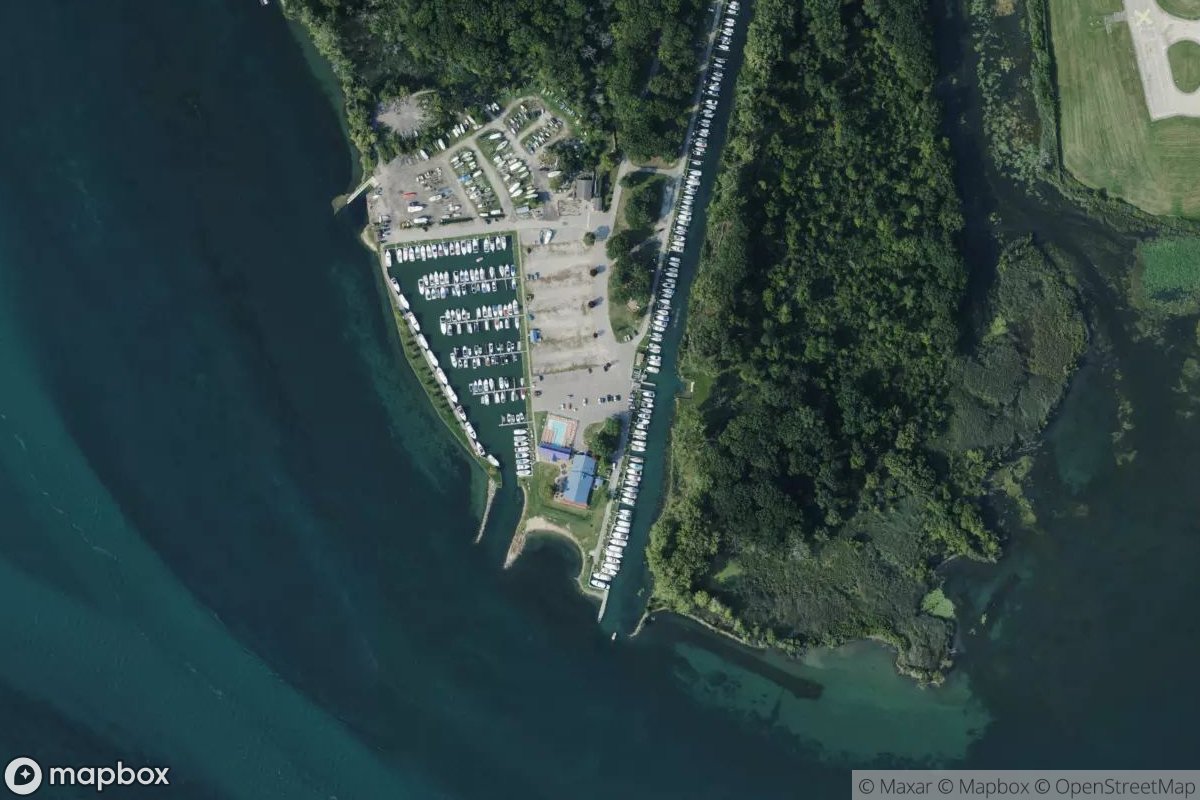 Satellite view of The Ford Yacht Club