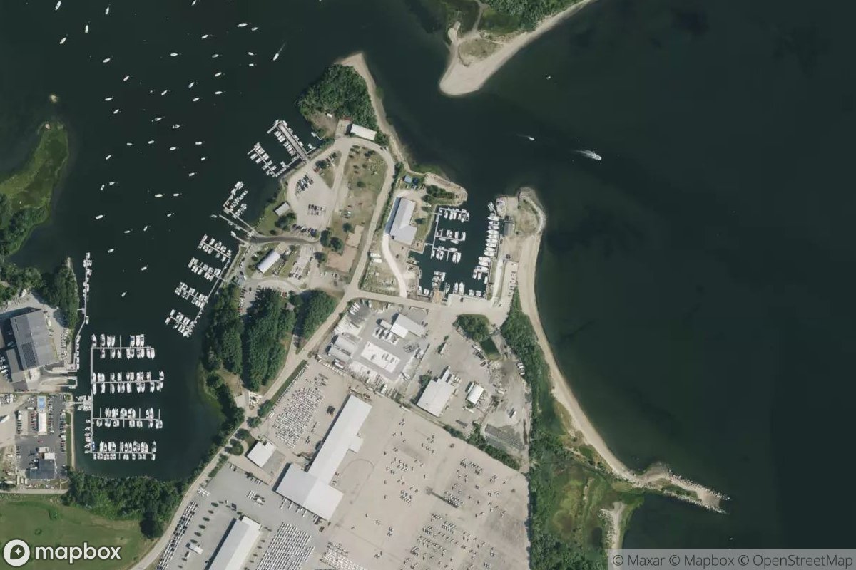 Satellite view of The Marina