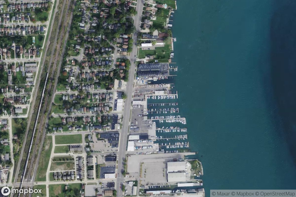 Satellite view of The Waterfront Marina