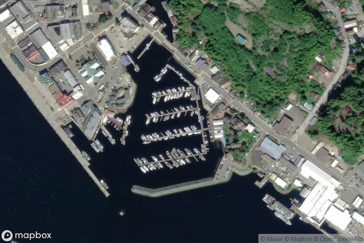 Satellite view of Thomas Basin