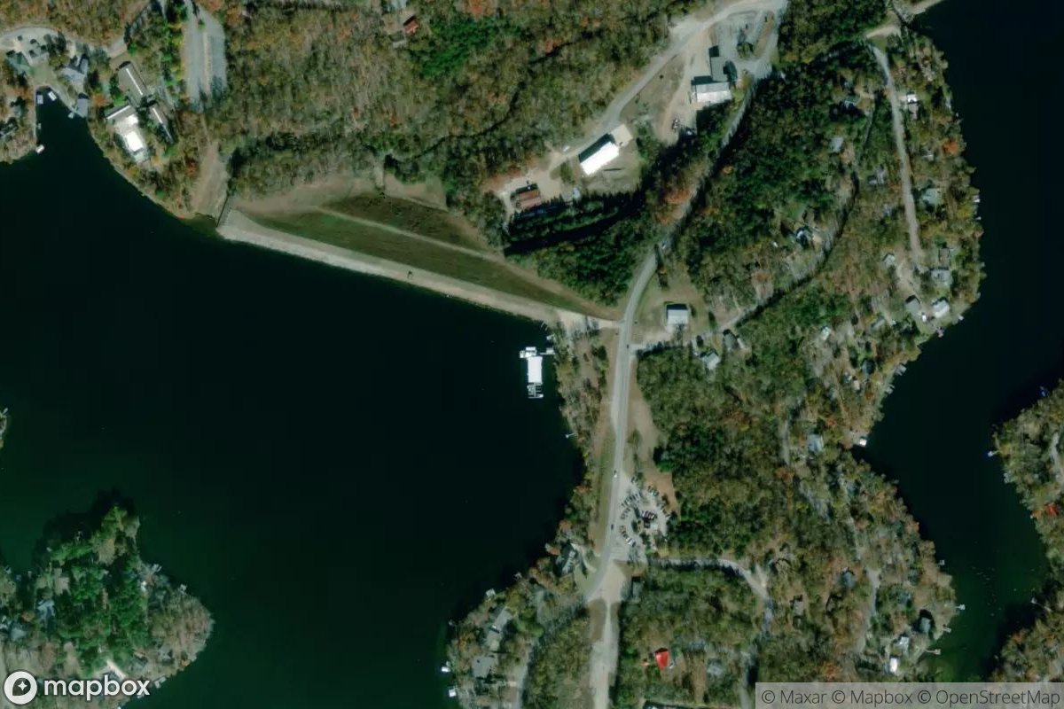 Satellite view of Thunderbird Marina
