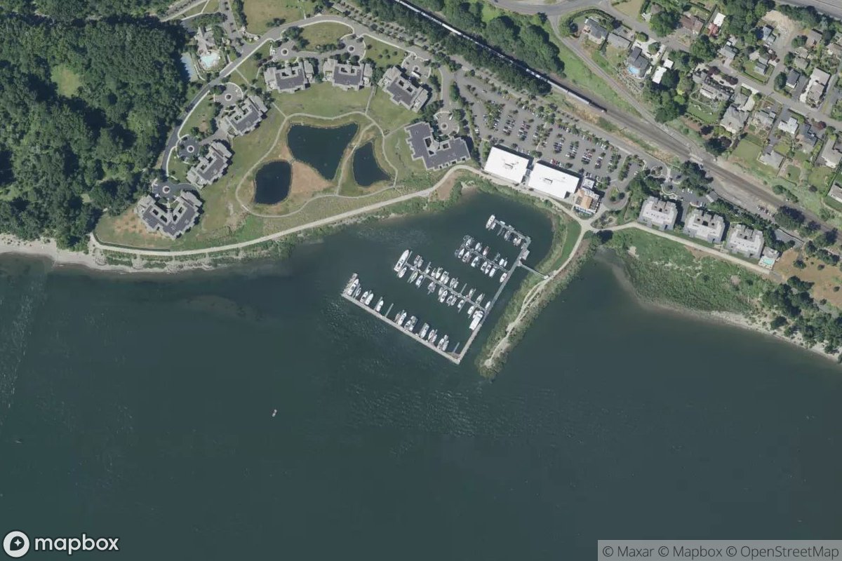 Satellite view of Tidewater Cove Marina