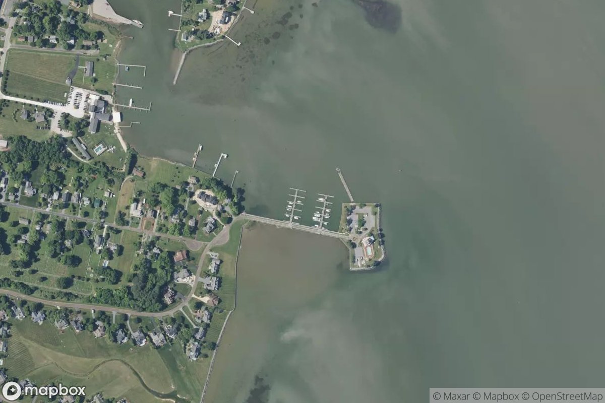 Satellite view of Tilghman on Chesapeake Community Association Marina