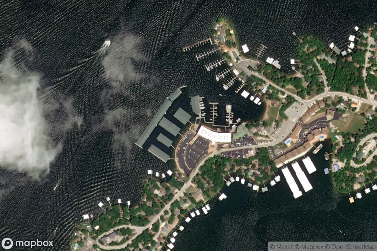 Satellite view of Toad Cove Marina
