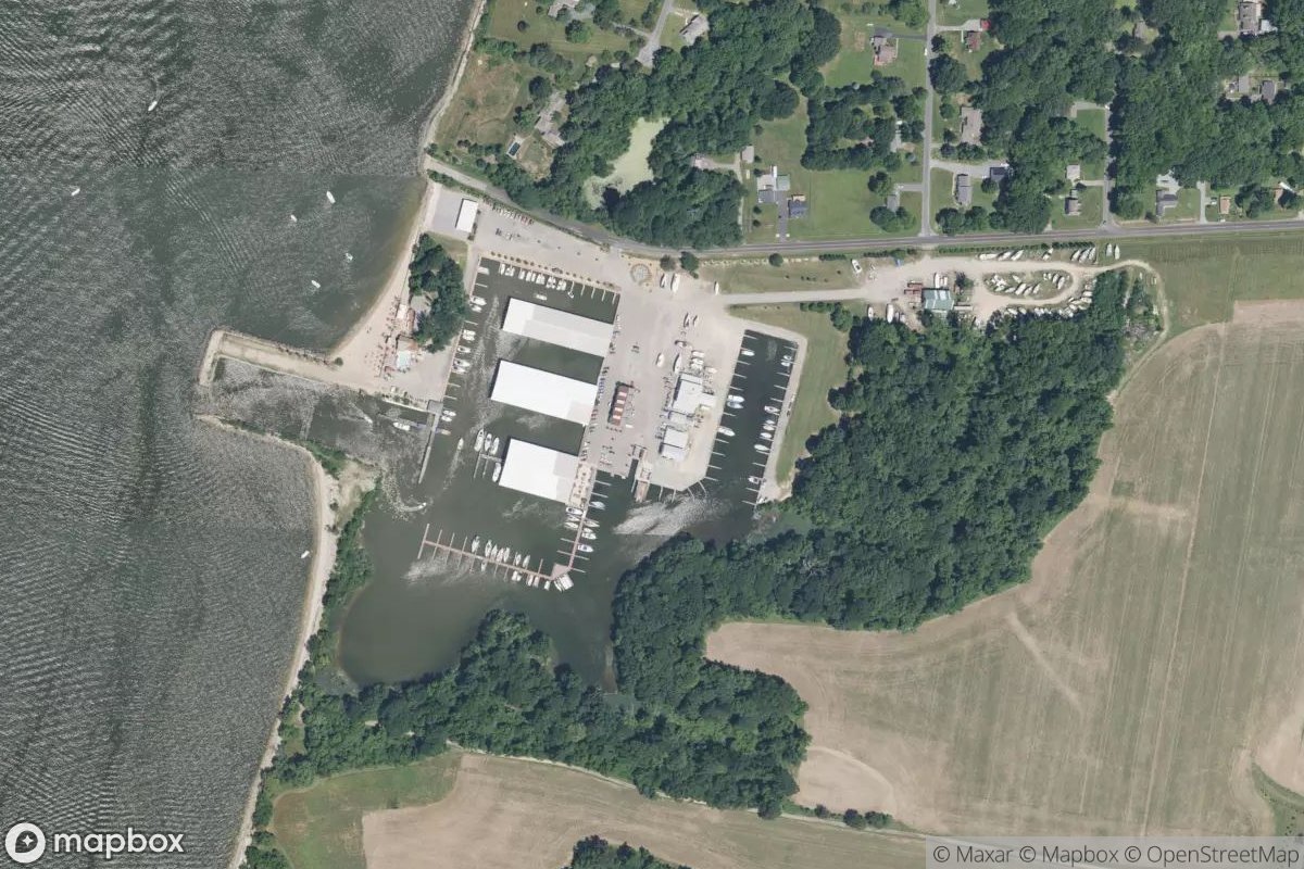Satellite view of Tolchester Marina