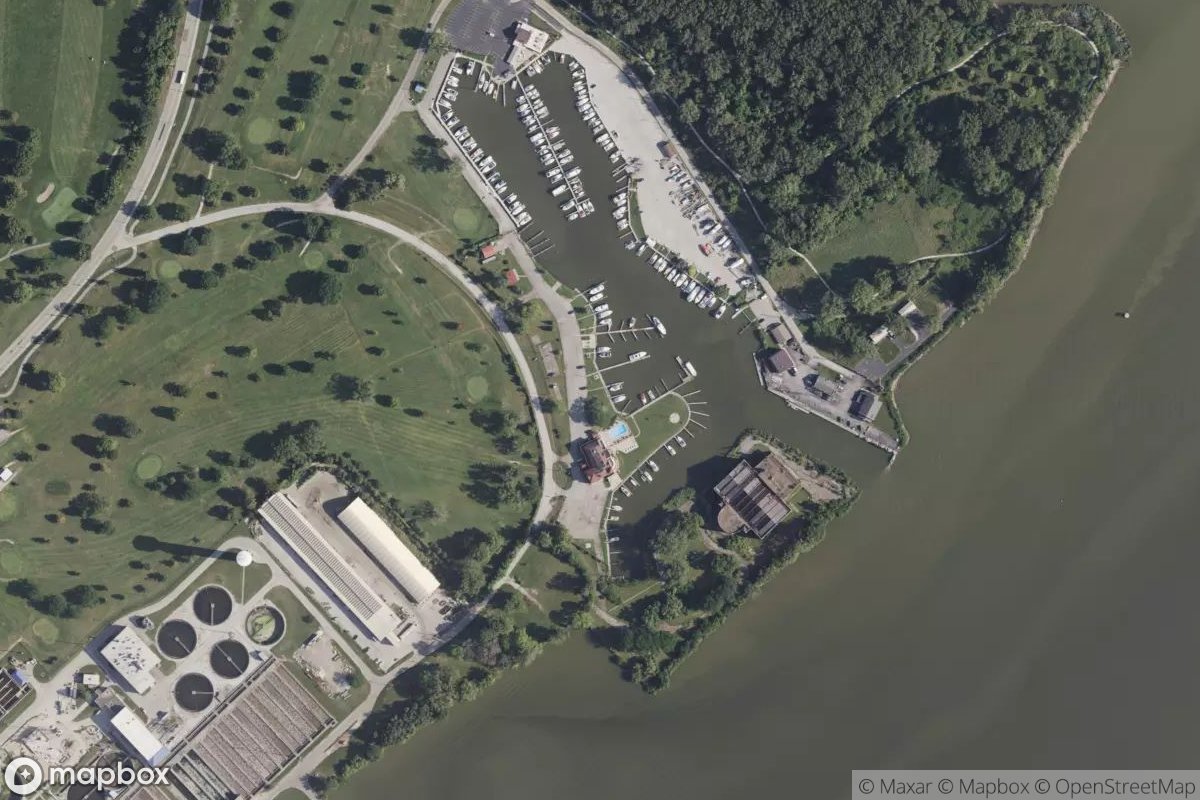 Satellite view of Toledo Yacht Club