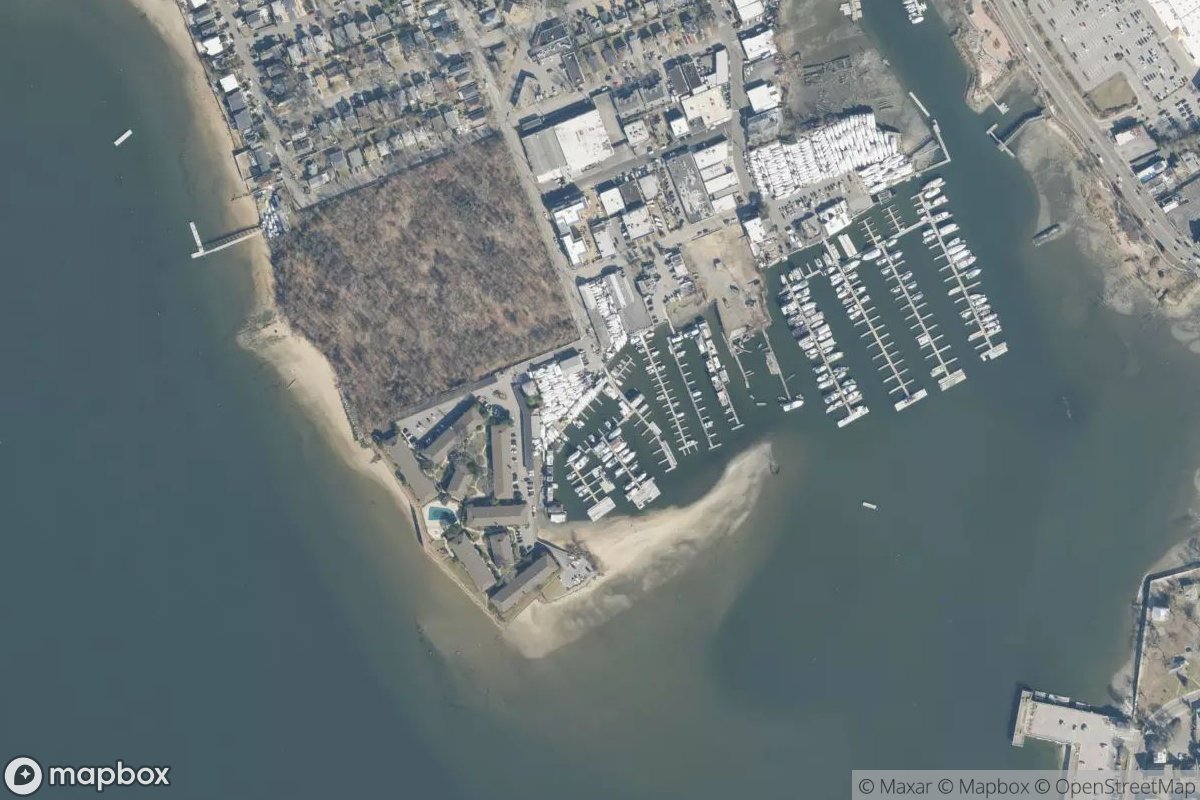 Satellite view of Tom's Point Marina