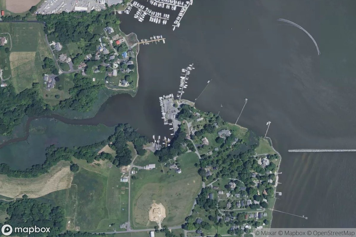 Satellite view of Town Pointe Marina