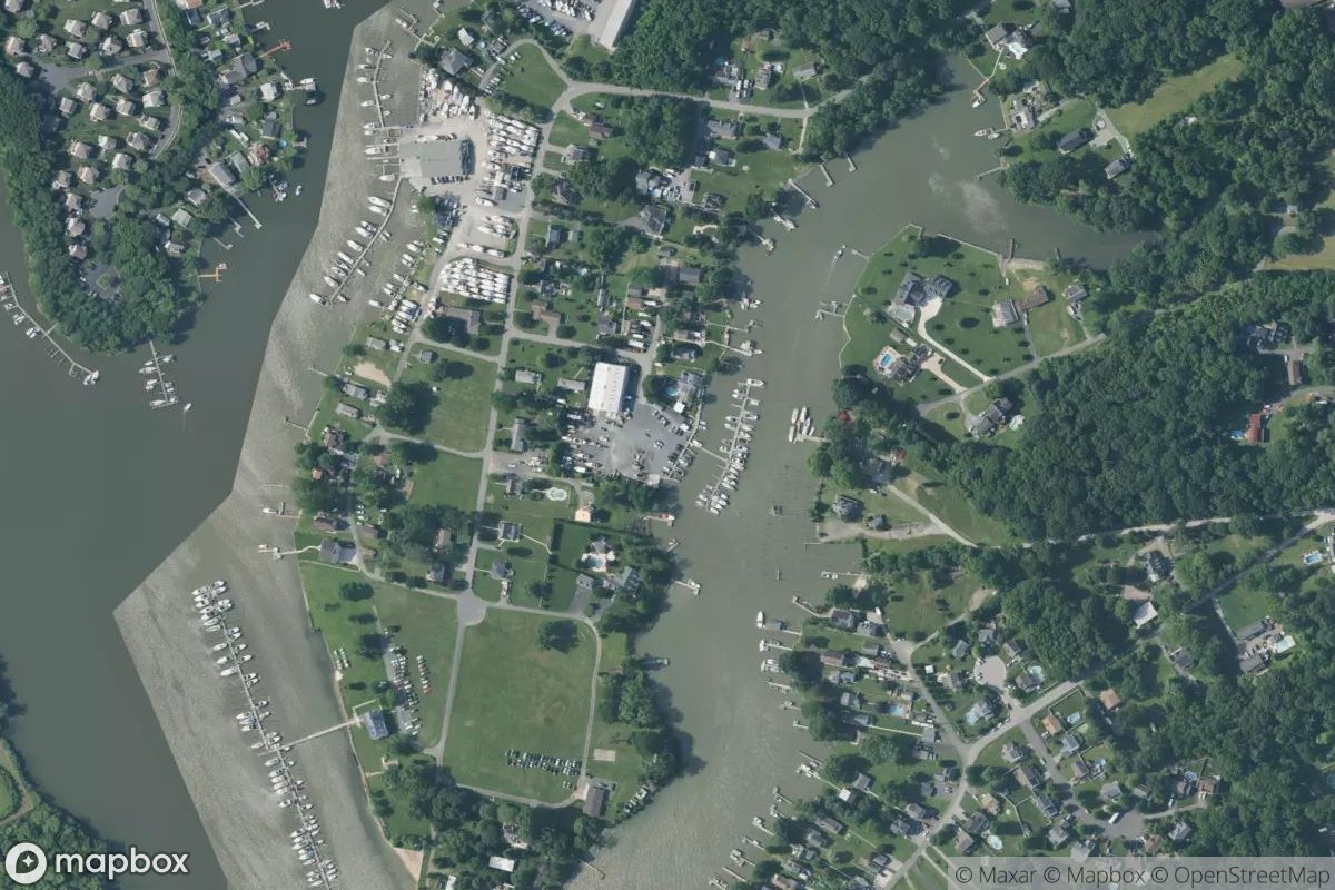 Satellite view of Tradewinds Marina