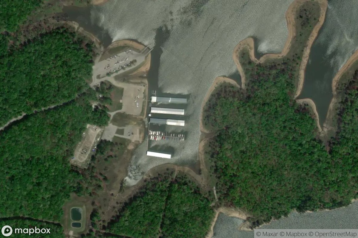 Satellite view of Truman State Park Marina