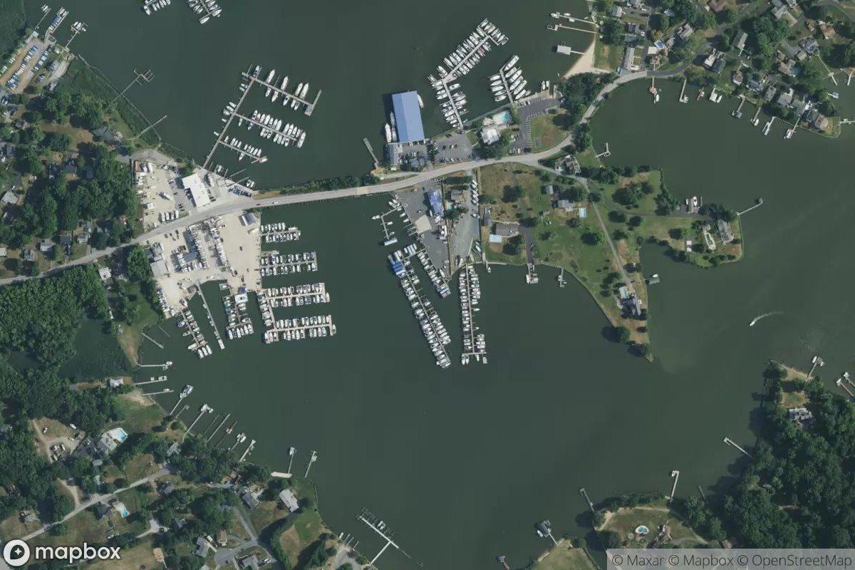 Satellite view of Turkey Point Marina & Yacht Club