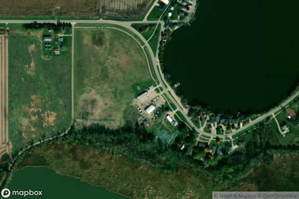 Satellite view of Twin Lakes Marina