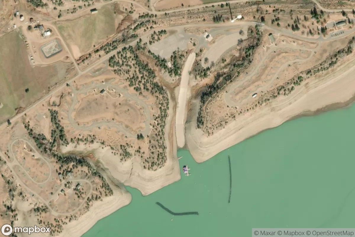 Satellite view of Two Rivers Marina