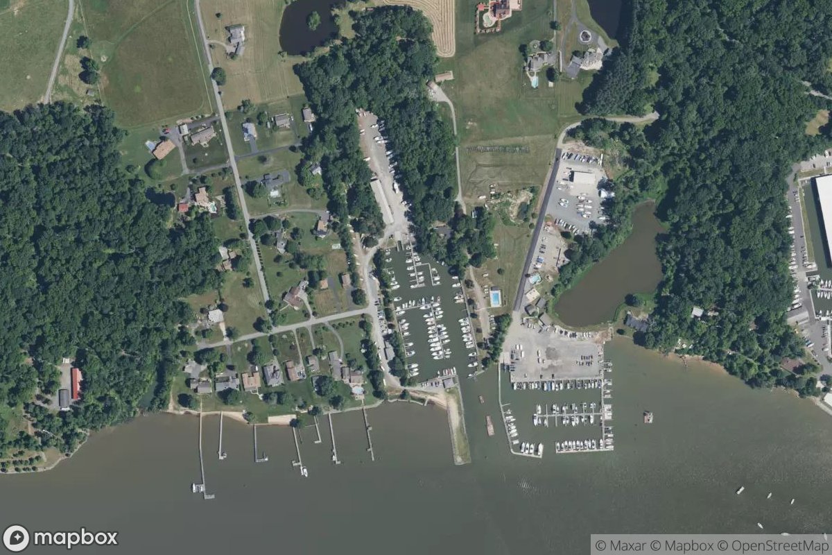 Satellite view of Two Rivers Yacht Basin