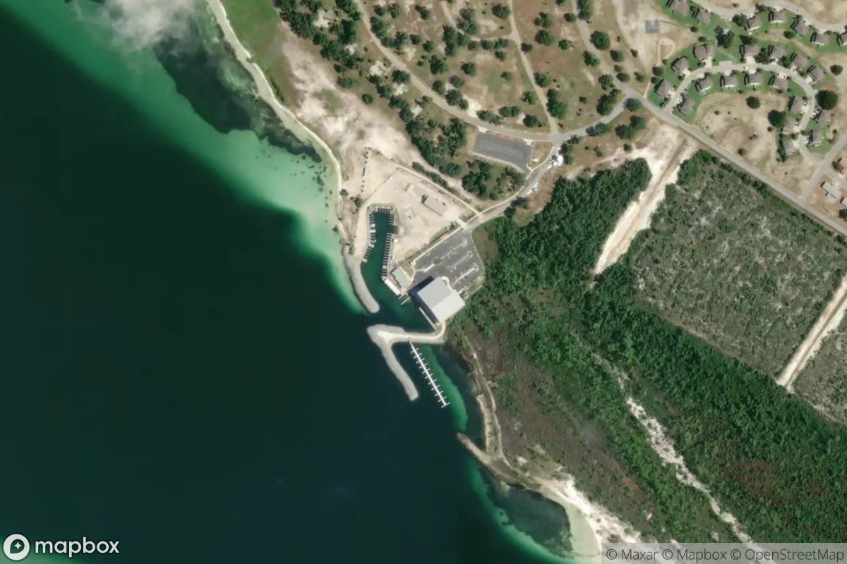 Satellite view of Tyndall Marina