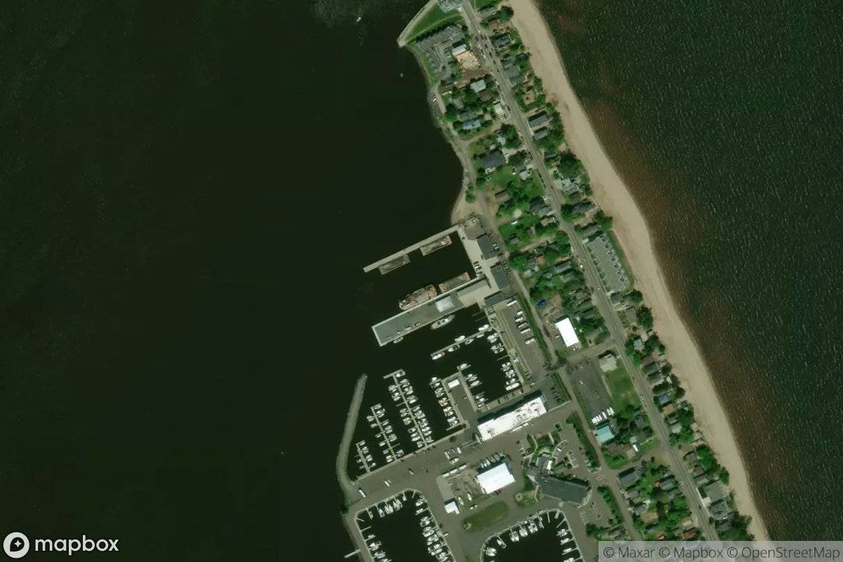 Satellite view of U.S. Vessel Yard Slip