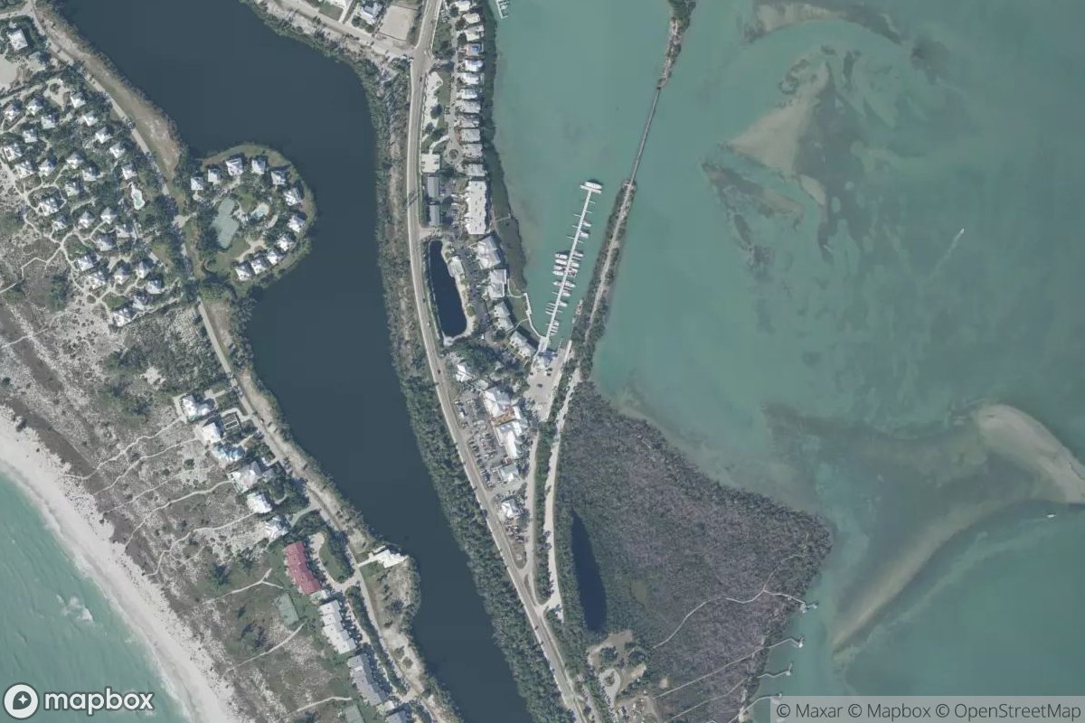 Satellite view of Uncle Henry's Marina