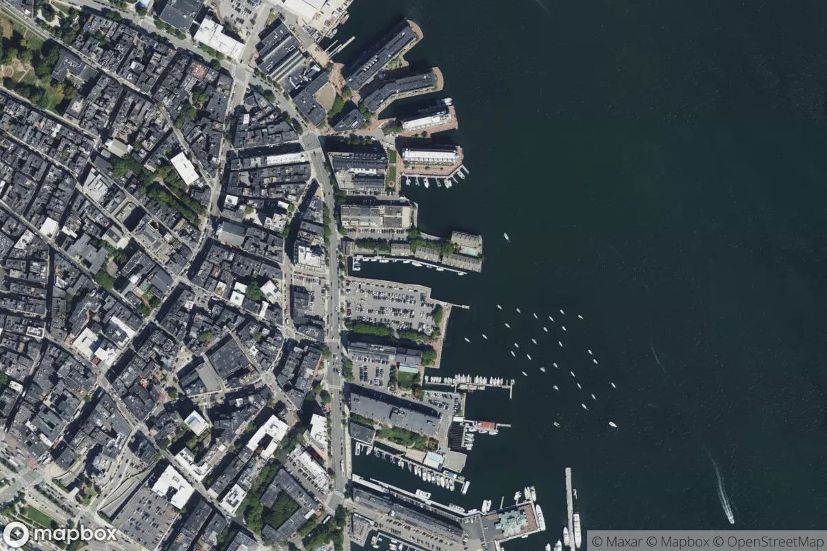 Satellite view of Union Wharf
