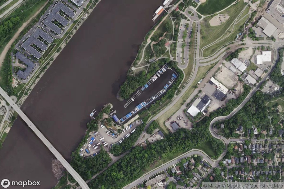 Satellite view of Upper Harbor