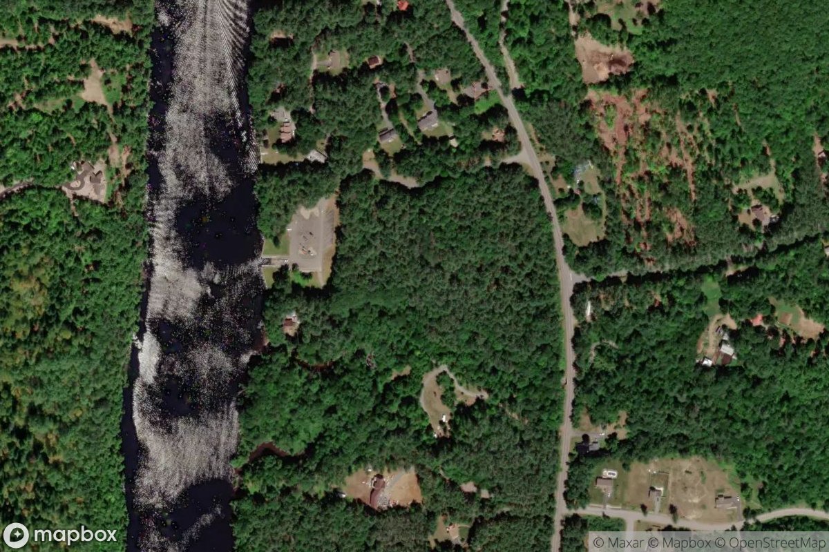 Satellite view of Upper Hudson River Boat Launch
