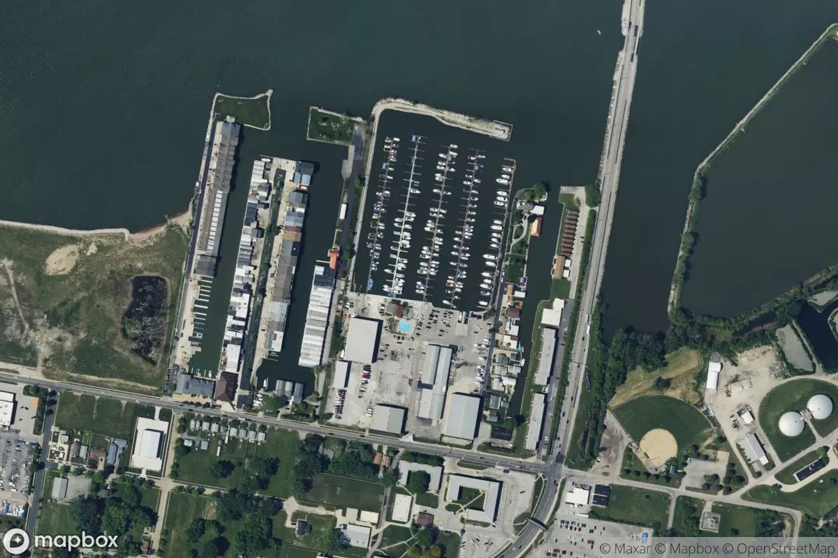 Satellite view of Venetian Marina