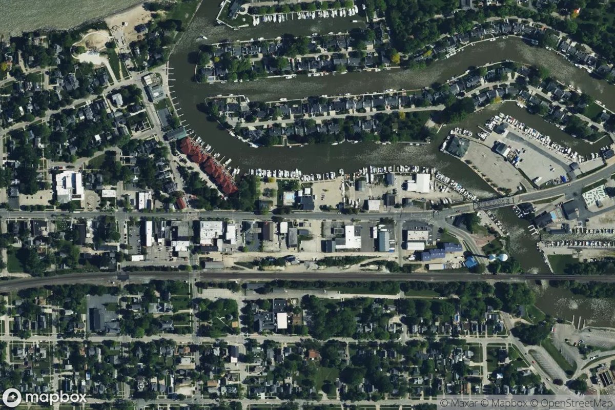 Satellite view of Vermillion Boat Club