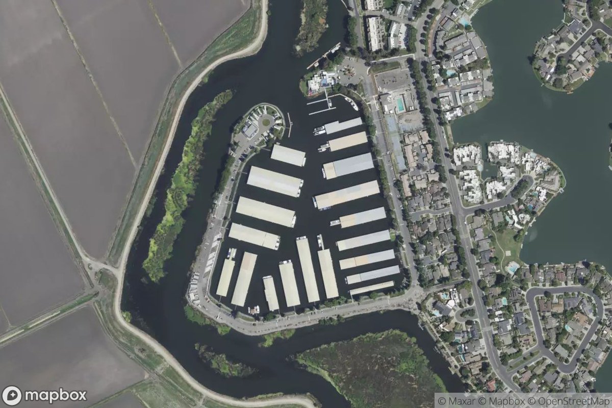Satellite view of Village West Marina