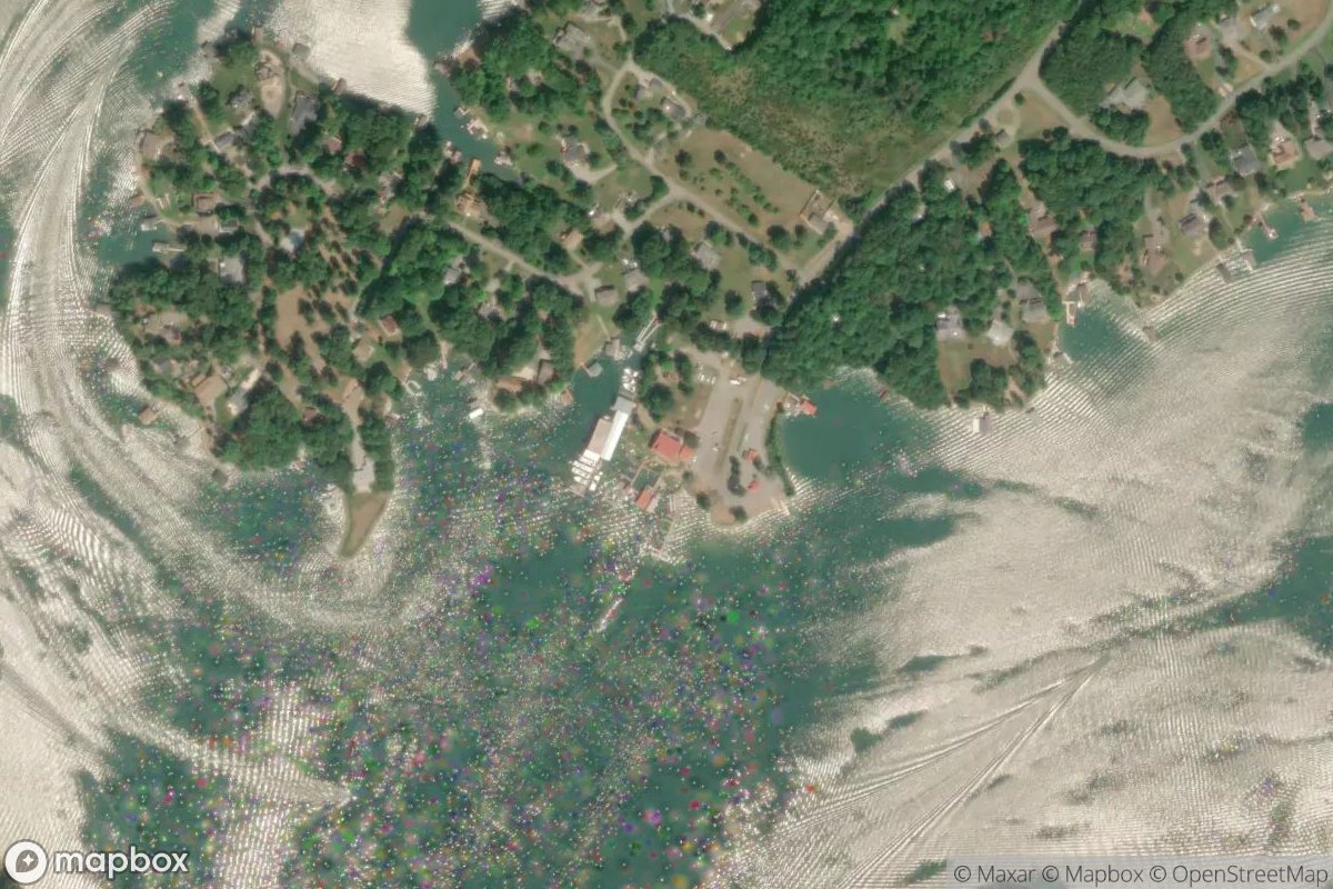 Satellite view of Virginia Dare Cruises & Marina