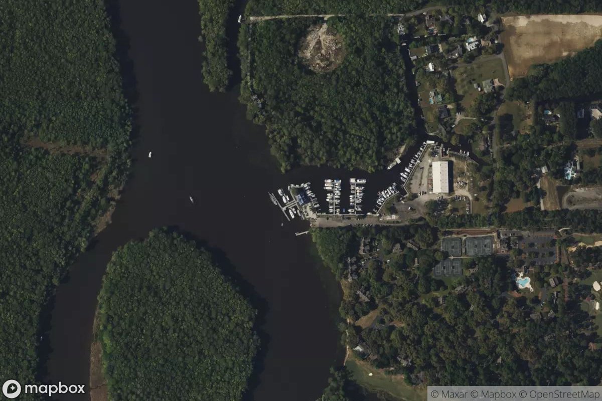 Satellite view of Wacca Wache Marina
