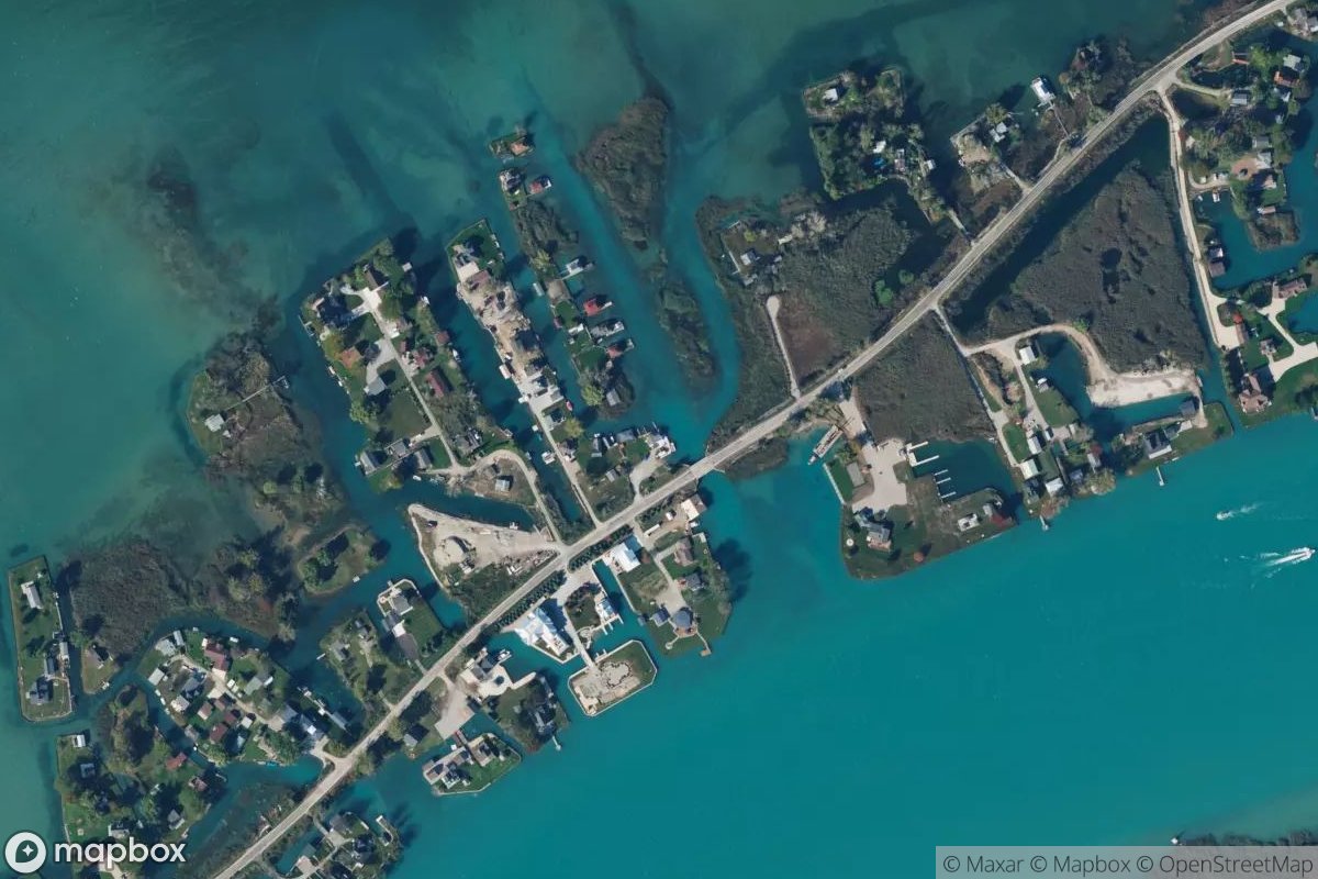 Satellite view of Walker's Marina