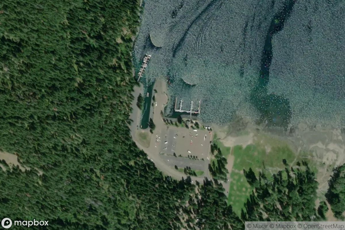 Satellite view of Wallowa Lake Marina