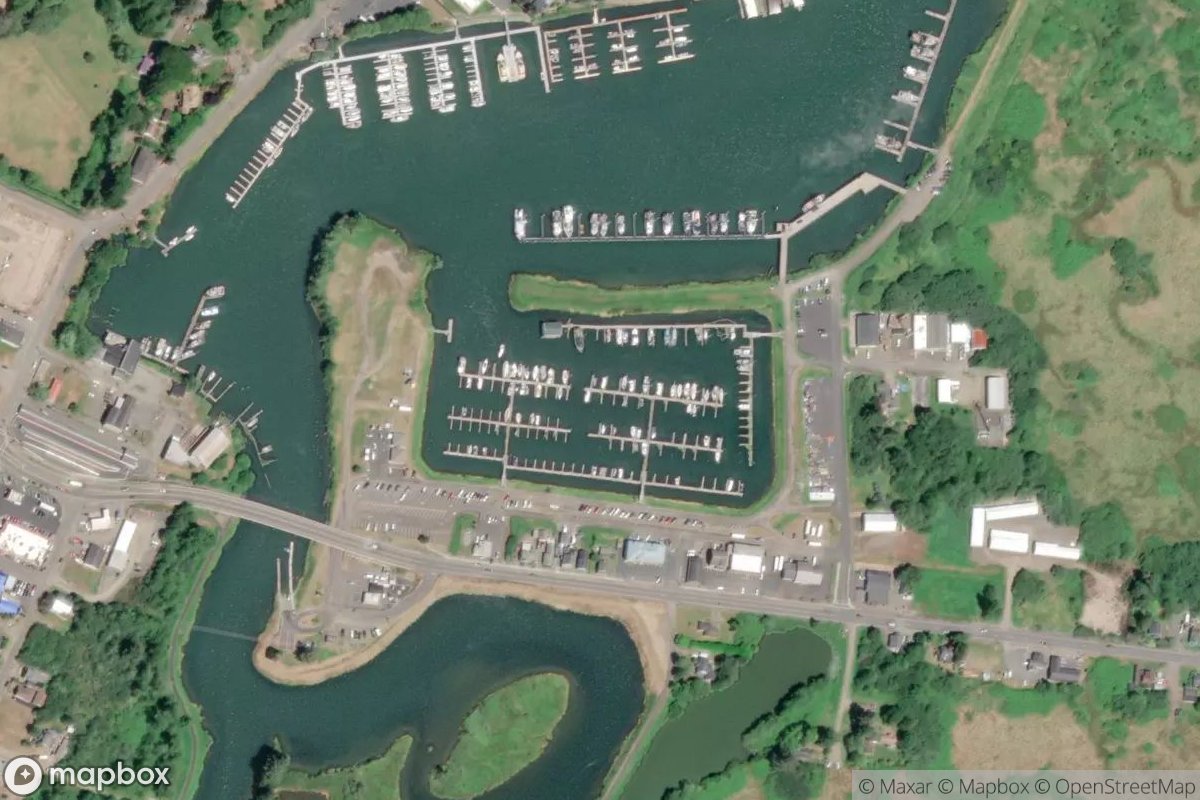 Satellite view of Warrenton Boat Marina