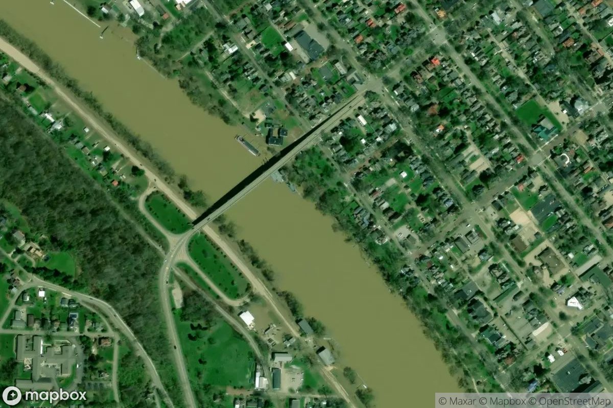 Satellite view of Washington Street Marina