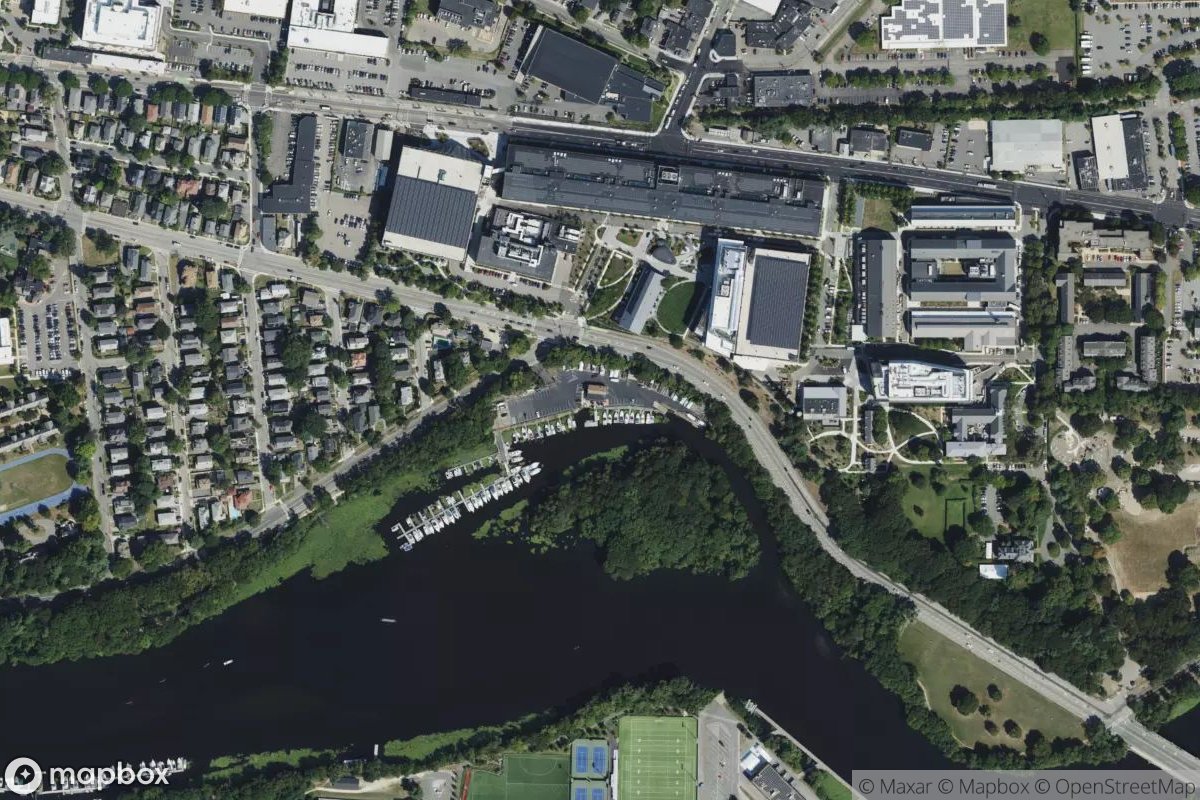 Satellite view of Watertown Yacht Club