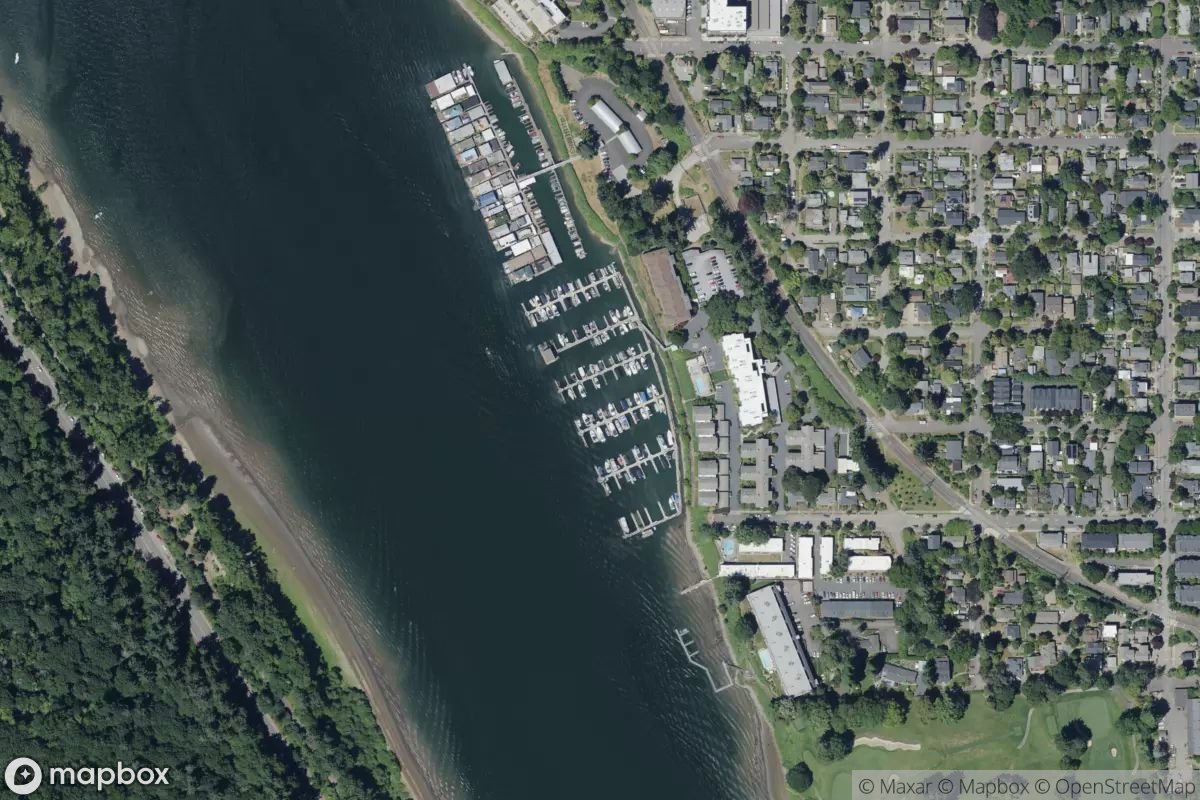 Satellite view of Waverly Marina Association