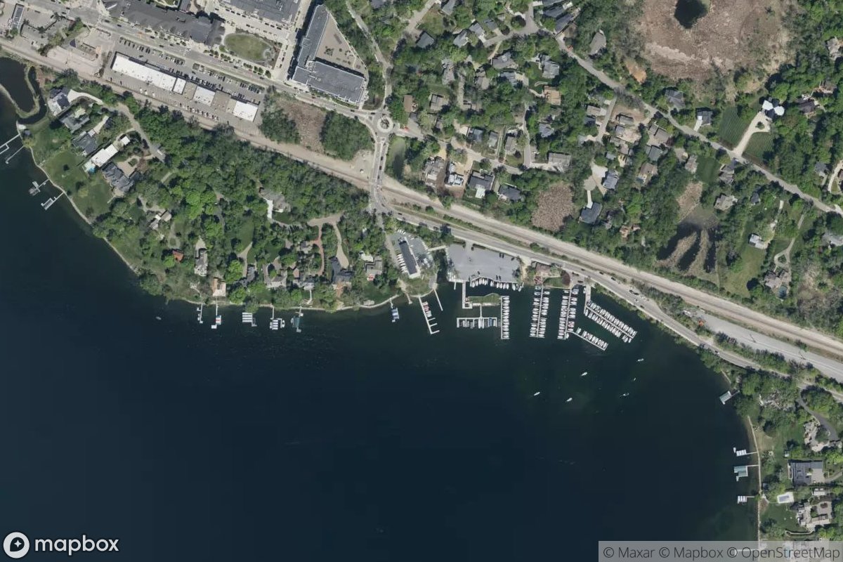 Satellite view of Wayzata Community Sailing Center