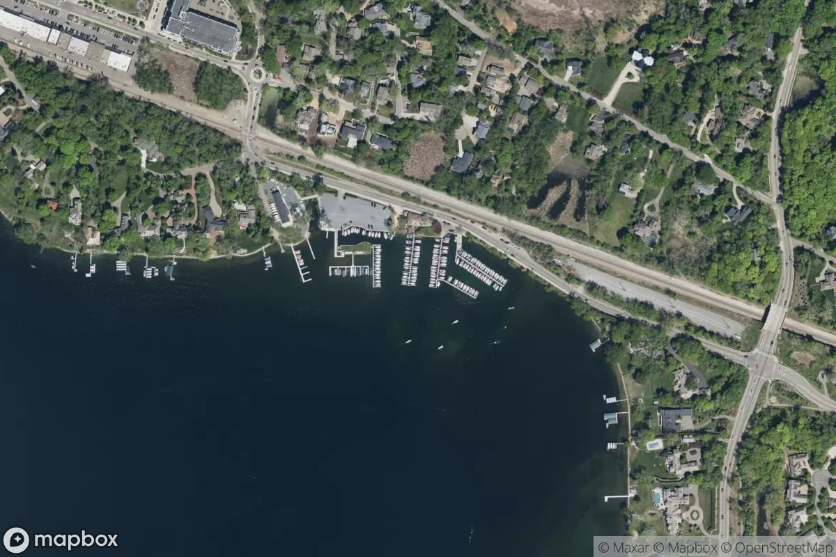 Satellite view of Wayzata Yacht Club