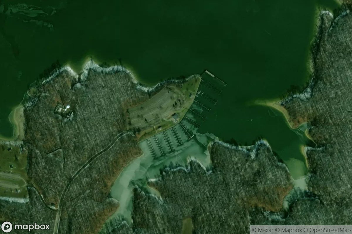 Satellite view of West Branch Marina
