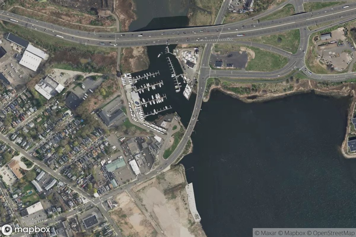Satellite view of West Haven Marina