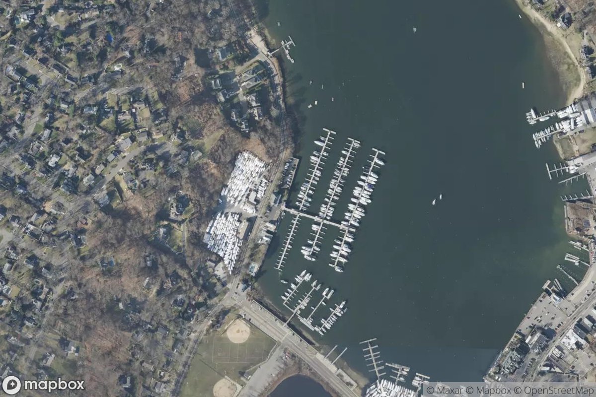 Satellite view of West Shore Marina