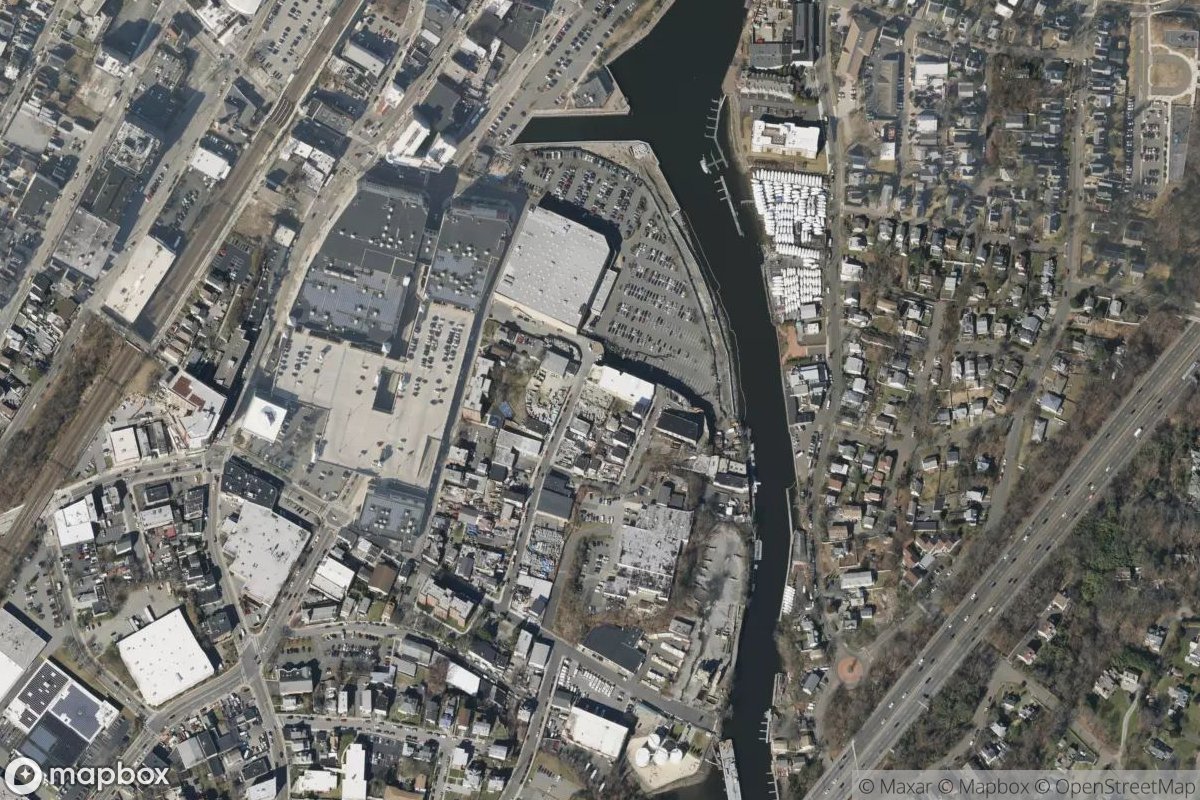 Satellite view of Westchester Avenue Marina