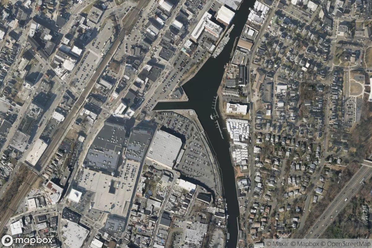 Satellite view of Westchester Avenue Marina