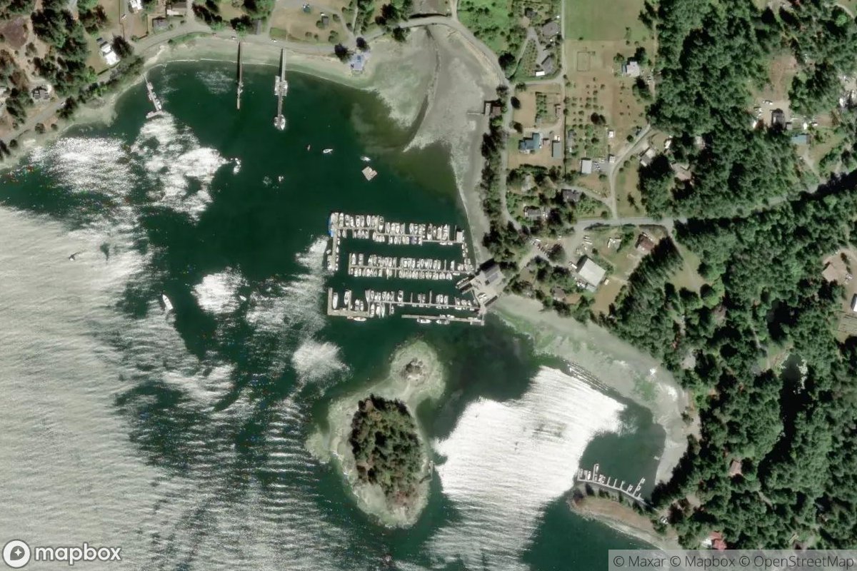 Satellite view of Westsound Marina
