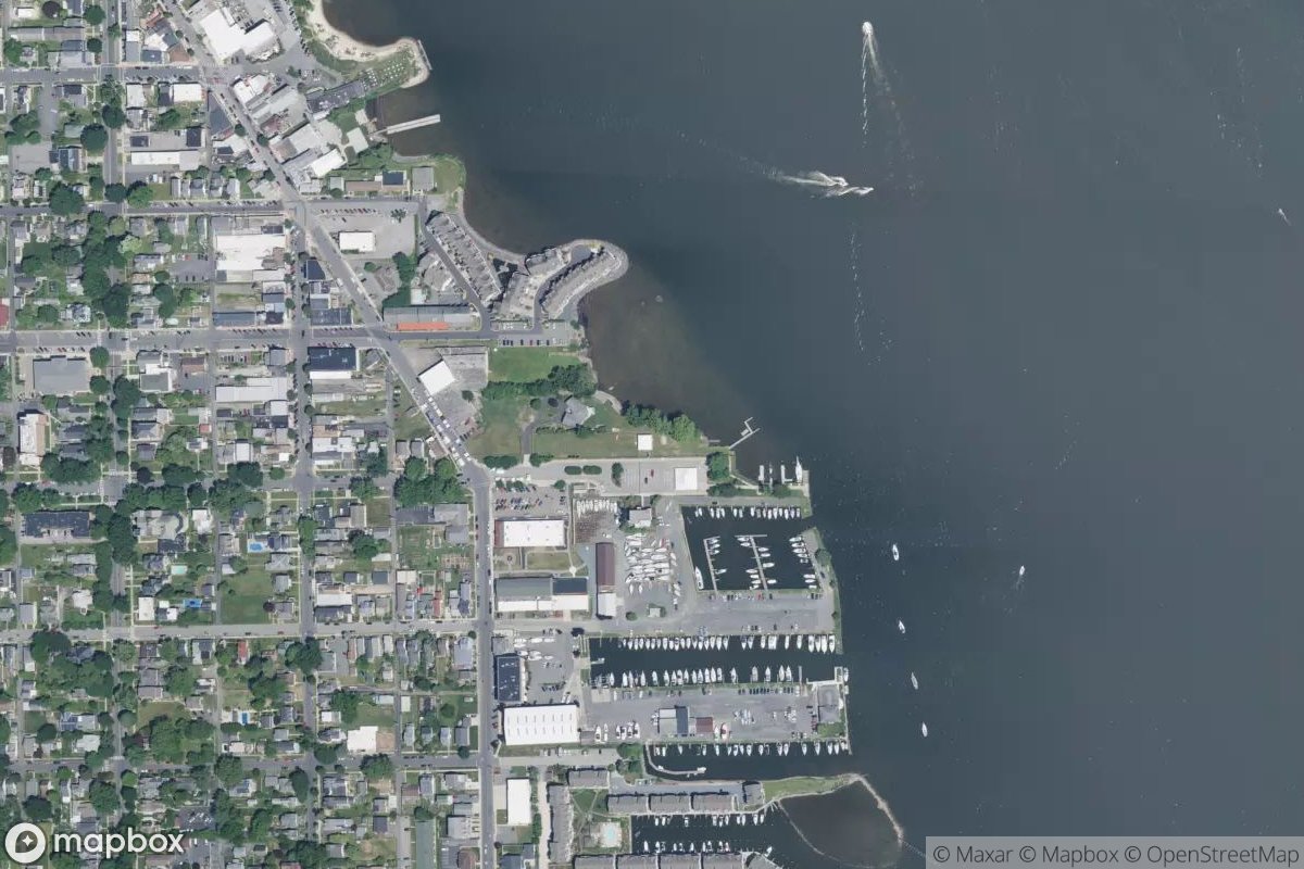 Satellite view of Wettig's Boatyard