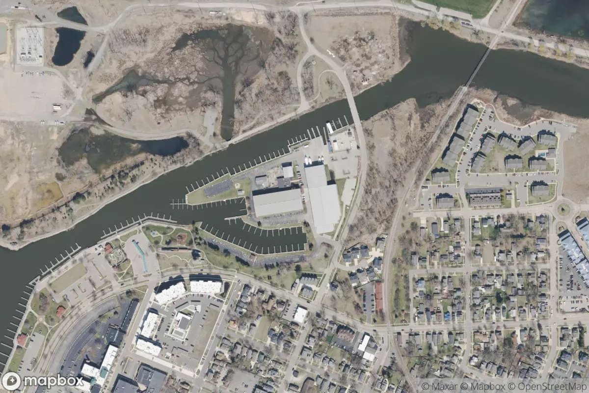 Satellite view of Wharf Marina