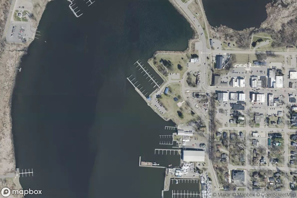 Satellite view of White Lake Municipal Marina