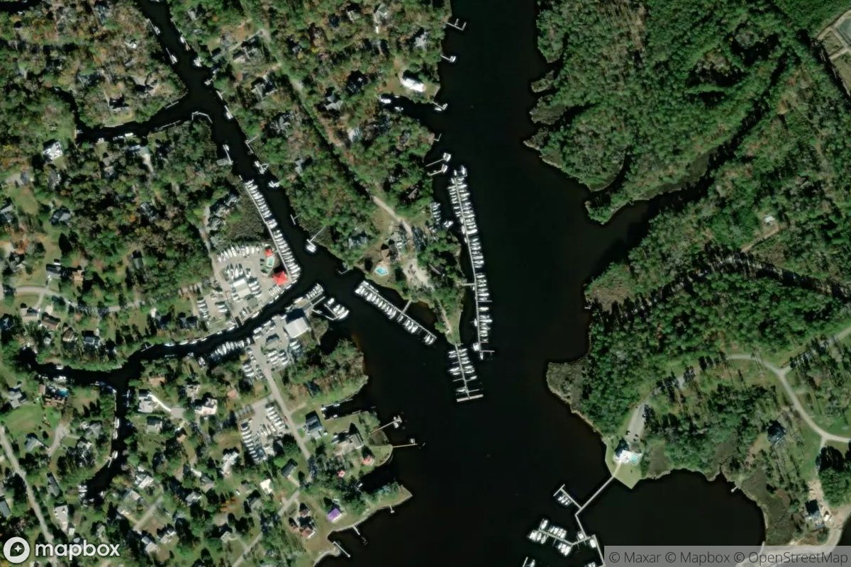 Satellite view of Whittaker Creek Yacht Harbor