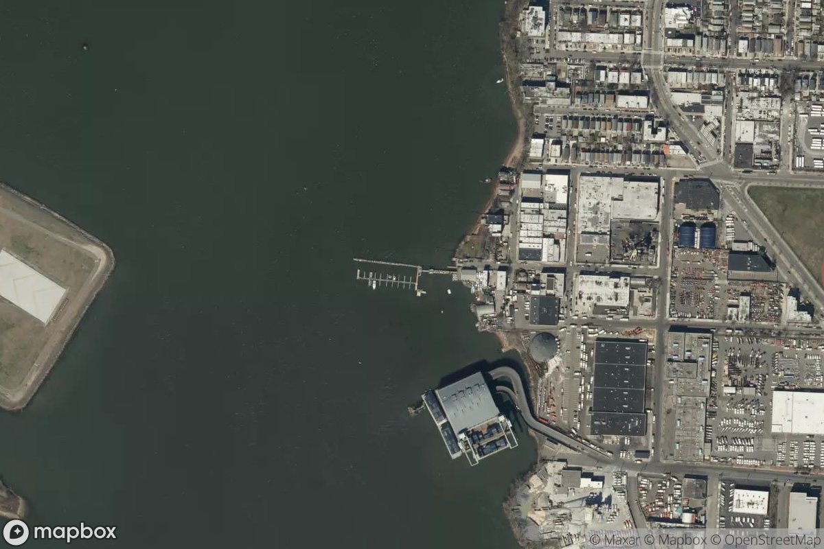 Satellite view of Williamsburgh Yacht Club